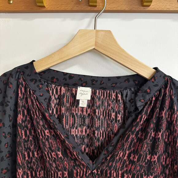 Roan & Ryan Annabelle V Neck Blouse XL - Picture 3 of 7